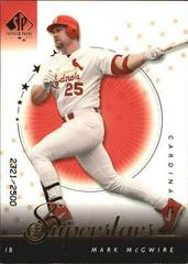 Mark McGwire Baseball Cards 2000 SP Authentic Prices