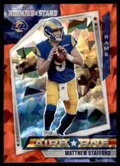 Matthew Stafford [Red Ice] #AB11 Football Cards 2021 Panini Rookies and Stars Airborne Prices
