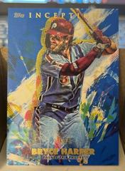 Bryce Harper [Blue] #12 Baseball Cards 2020 Topps Inception Prices
