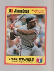 Dave Winfield #22 Baseball Cards 1991 Jimmy Dean Prices