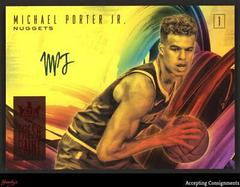 Michael Porter Jr. [Ruby] Basketball Cards 2018 Panini Court Kings Fresh Paint Autographs Prices