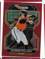 Jackson Holliday [Red] Baseball Cards 2022 Panini Prizm Draft Picks Prices