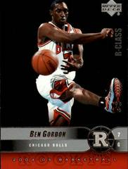 Ben Gordon #93 Basketball Cards 2004 Upper Deck R-Class Prices