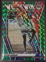 Kevin Durant [Green Fluorescent] #1 Basketball Cards 2020 Panini Mosaic Will to Win Prices