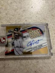 Chipper Jones [Gold] Baseball Cards 2023 Topps Pristine Going Gone Autographs Prices