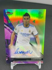 Casemiro [Green] #BA-C Soccer Cards 2021 Topps Finest UEFA Champions League Autographs Prices