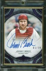 Johnny Bench [Purple] #TCA-JB Baseball Cards 2022 Topps Transcendent Collection Autographs Prices