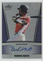 Brandon Martin [Prismatic Blue Autograph] #BM1 Baseball Cards 2011 Leaf Metal Draft Prices