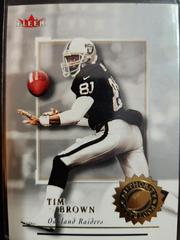 Tim Brown #13 Football Cards 2001 Fleer Authority Prices