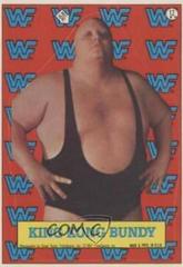 King Kong Bundy Wrestling Cards 1987 Topps WWF Stickers Prices
