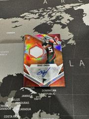 Drake London [Orange] #RJA-DL Football Cards 2022 Panini Phoenix RPS Rookie Auto Jersey Prices