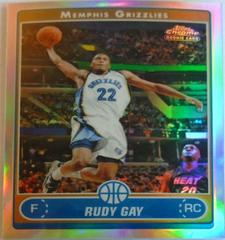 Rudy Gay [Refractor] Basketball Cards 2006 Topps Chrome Prices