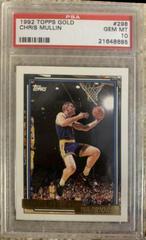 Chris Mullin Basketball Cards 1992 Topps Gold Prices