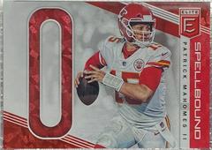 Patrick Mahomes II [Red] #SP-4 Football Cards 2019 Donruss Elite Spellbound Prices