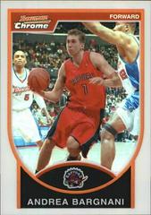 Andrea Bargnani #70 Basketball Cards 2007 Bowman Chrome Prices
