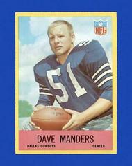 Dave Manders Football Cards 1967 Philadelphia Prices