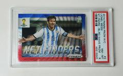 Lionel Messi [Blue & Red Wave Prizm] Soccer Cards 2014 Panini Prizm World Cup Net Finders Prices