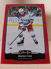 Adam Fox [Red Border] #111 Hockey Cards 2022 O Pee Chee Prices