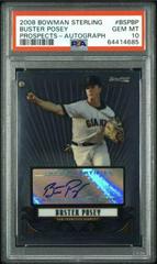 Buster Posey [Autograph Refractor] #BSPBP Baseball Cards 2008 Bowman Sterling Prospects Prices
