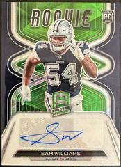 Sam Williams [Neon Green] #24 Football Cards 2022 Panini Spectra Rookie Autographs Prices