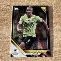 Erling Haaland [Icy Black] Soccer Cards 2021 Topps UEFA Champions League Prices