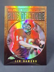 Len Dawson [Refractor] Football Cards 2002 Topps Chrome Ring of Honor Prices