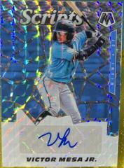 Victor Mesa [Autograph] #SCR-VM Baseball Cards 2021 Panini Mosaic Scripts Prices