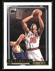 Bo Kimble #310 Basketball Cards 1992 Topps Gold Prices