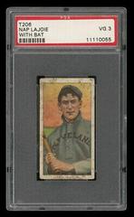 Nap Lajoie [With Bat] #NNO Baseball Cards 1909 T206 Polar Bear Prices