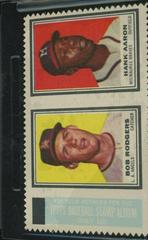 Bob Rodgers [Hank Aaron] Baseball Cards 1962 Topps Stamp Panels Prices