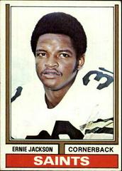 Ernie Jackson #366 Football Cards 1974 Topps Prices
