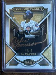 Andre Dawson [Gold Ink] Baseball Cards 2023 Topps Tier One Talent Autographs Prices