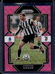 Zinedine Zidane [Pink Wave] #206 Soccer Cards 2022 Panini Chronicles Serie A Prices