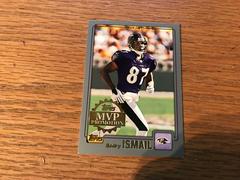 Qadry Ismail Football Cards 2001 Topps MVP Promotion Prices
