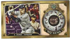 Aaron Judge Baseball Cards 2022 Topps Gypsy Queen Gems Minis Prices