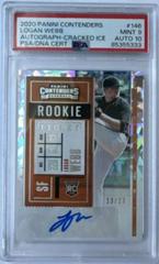 Logan Webb [Autograph Cracked Ice] #146B Baseball Cards 2020 Panini Contenders Prices