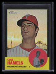 Cole Hamels [Black Refractor] #HP48 Baseball Cards 2012 Topps Heritage Chrome Prices