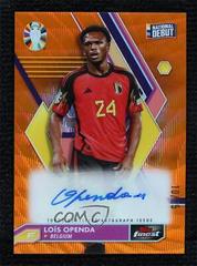 Lois Openda [Orange Wave Refractor] #BCA-LO Soccer Cards 2023 Topps Finest Road to UEFA EURO Autograph Prices