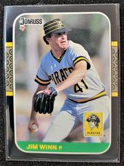 James Winn #312 Baseball Cards 1987 Donruss Prices