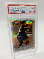 Aaron Donald [Sepia Refractor] #175 Football Cards 2014 Topps Chrome Prices