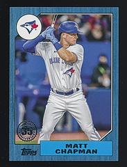 Matt Chapman [Blue] #87TBU-49 Baseball Cards 2022 Topps Update 1987 Prices