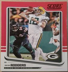 Aaron Rodgers [Red] #114 Football Cards 2018 Score Prices