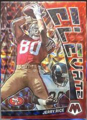 Jerry Rice [Red] #E-JR Football Cards 2023 Panini Mosaic Elevate Prices