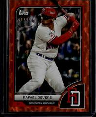 Rafael Devers [Orange Cracked Ice] Baseball Cards 2023 Topps World Classic Prices