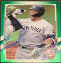 Aaron Judge [Green Refractor] #99 Baseball Cards 2021 Topps Chrome Prices