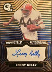 Leroy Kelly [Blue] #INV-LKE Football Cards 2021 Panini Chronicles Invincible Autographs Prices
