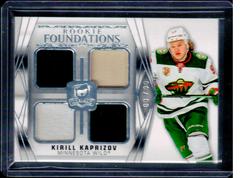 Kirill Kaprizov Hockey Cards 2020 Upper Deck The Cup Foundations Quad Jersey Prices
