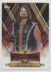 AJ Styles #WM-2 Wrestling Cards 2019 Topps WWE Road to Wrestlemania 35 Roster Prices