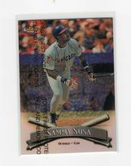 Sammy Sosa [Refractor] #85 Baseball Cards 1998 Finest Prices