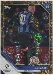 Noa Lang [Gold Starball] #19 Soccer Cards 2021 Topps UEFA Champions League Prices